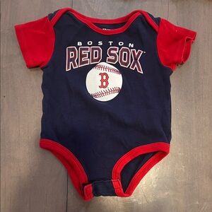 Genuine Merchandise Navy and Red Baby Onesie